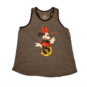 ✨️3 for 25✨️Disney mini mouse grey tank top